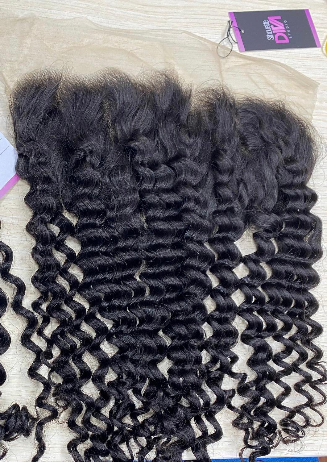 13x6 HD Burmese Curly Lace Frontal
