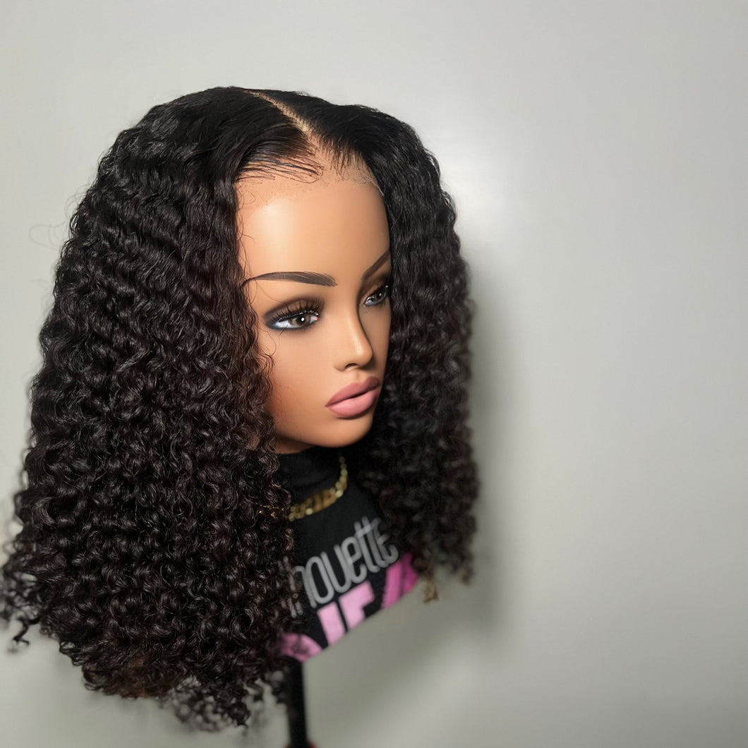13x6  HD Frontal Burmese Curly Wig